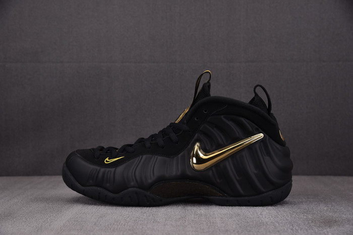 Nike Air Foamposite Pro Black Metallic Gold  624041-009