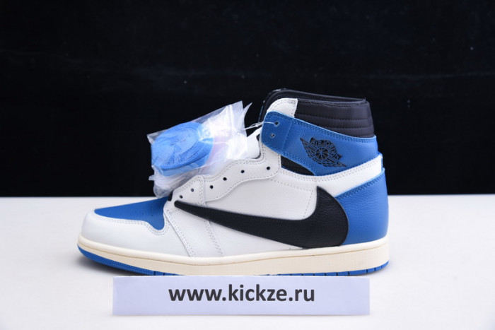 AIR JORDAN 1 TRAVIS SCOTT WHITE BLUE AND BLACK DH3227-105