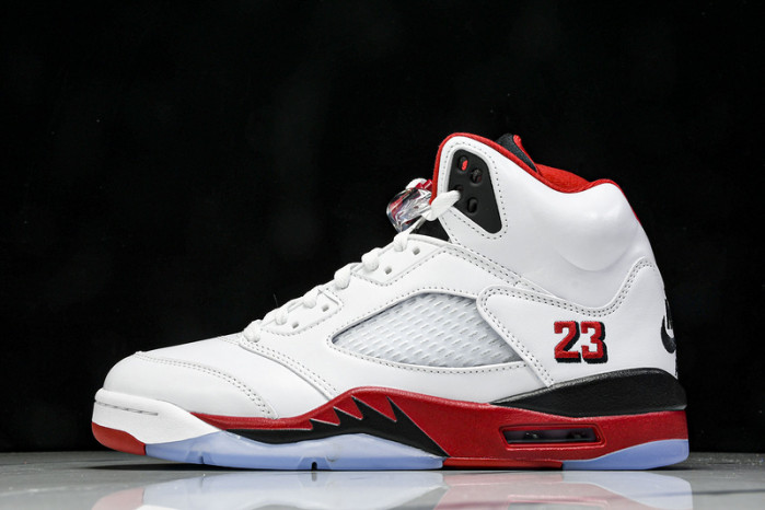 Air Jordan 5 Fire Red Black Tongue 2025 HQ7978-101