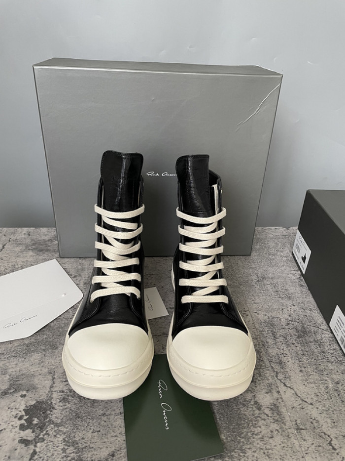 RICK OWENS SNEAKERS COPSHOE OR-high top 01