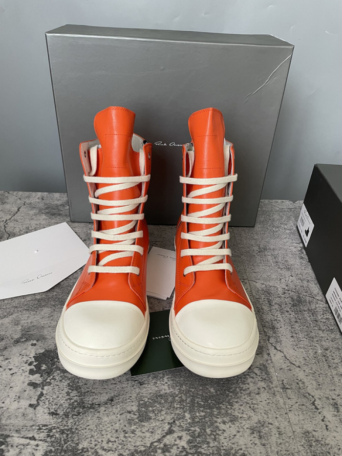RICK OWENS SNEAKERS COPSHOE OR-high top 02