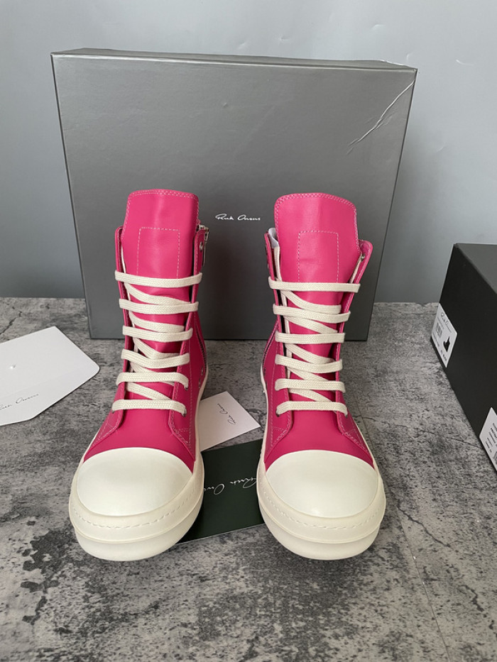 RICK OWENS SNEAKERS COPSHOE OR-high top 05