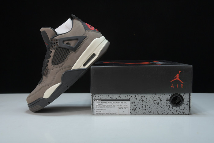 Travis Scott x Air Jordan 4 dark mocha   AJ4-8823356
