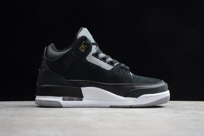 Jordan 3 Retro Tinker Black Cement Gold  CK4348-007