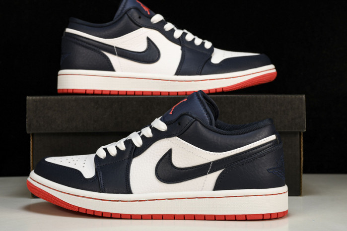 Jordan 1 Low Obsidian Ember Glow - 553558-481