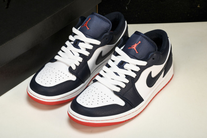 Jordan 1 Low Obsidian Ember Glow - 553558-481