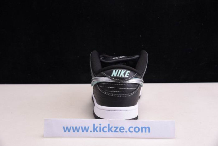 nike sb dunk lof Di*m*nd supply co black Di*m*nd bv1310-001