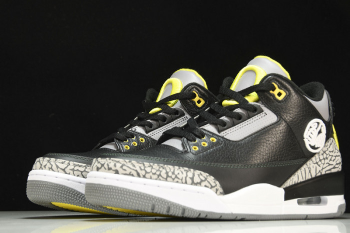 Jordan 3 Retro Oregon Ducks Pit Crew Black  HO11-MNJDLS-5