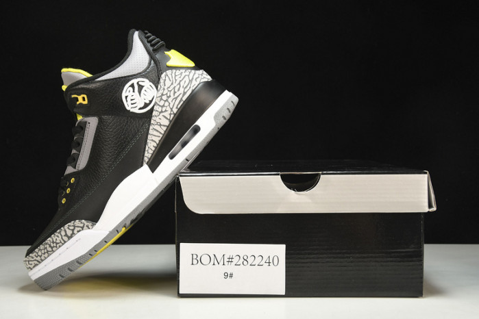 Jordan 3 Retro Oregon Ducks Pit Crew Black  HO11-MNJDLS-5