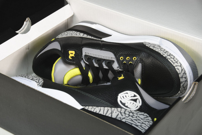 Jordan 3 Retro Oregon Ducks Pit Crew Black  HO11-MNJDLS-5
