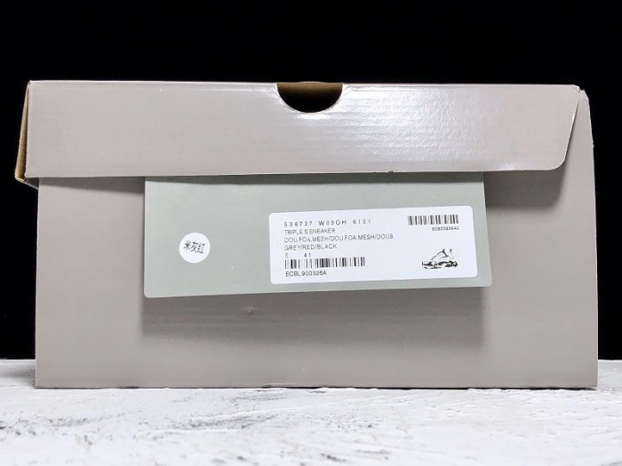 BL TRIPLE S TRAINERS CLEAR SOLE  GREY GLOF  WHITE   541624  W09OH  1009