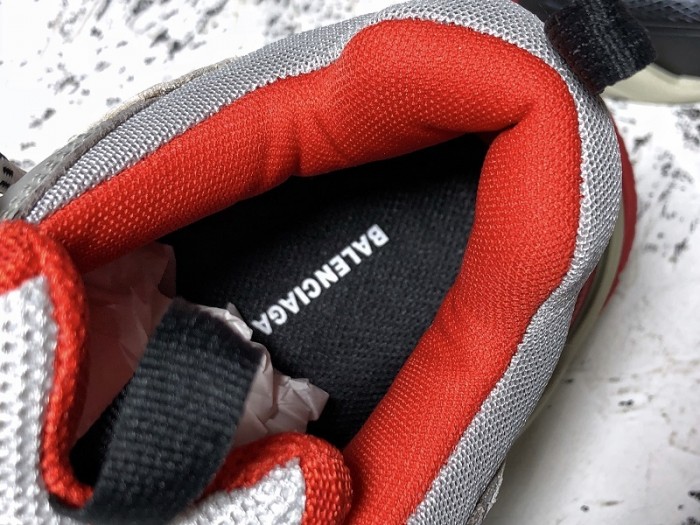 BL TRIPLE S TRAINERS CLEAR SOLE  GREY GLOF  WHITE   541624  W09OH  1009