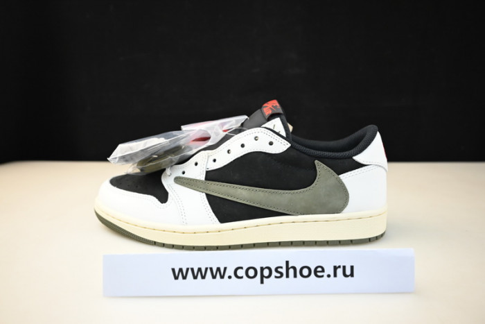 Travis Scott x Air Jordan 1 Low OG Olive DZ4137-106