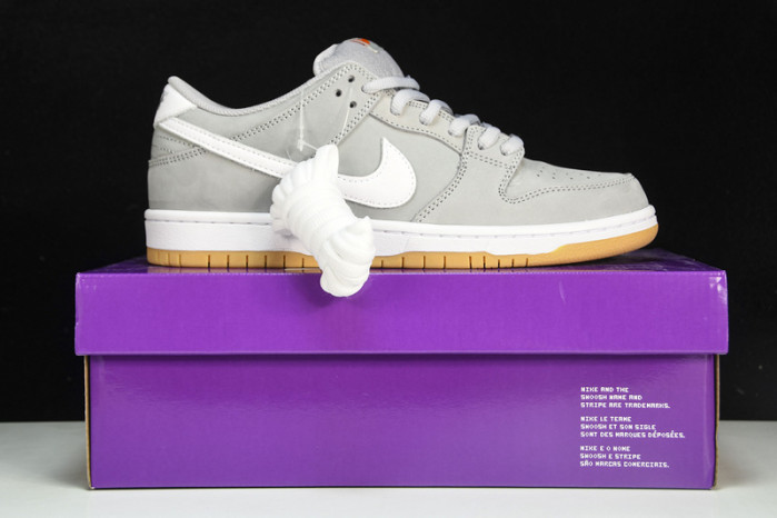 Nike SB Dunk Low Pro ISO Orange Label Wolf Grey Gum  DV5464-001