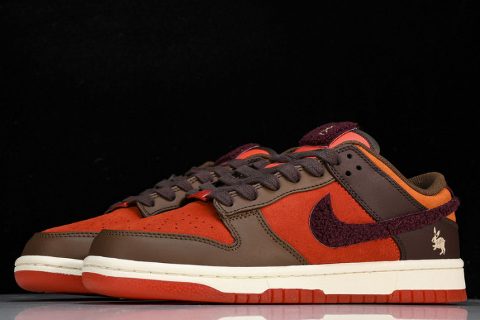 Nike Dunk Low Retro PRM Year of the Rabbit Light Crimson  FD4203-661