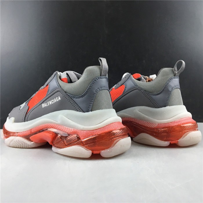BL TRIPLE S TRAINERS CLEAR SOLE  RED  GREY   541624  W09OH  1010
