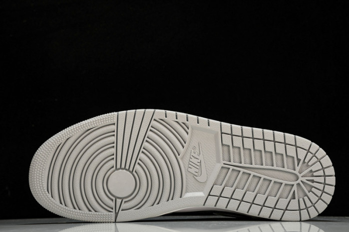 Jordan 1 Mid Light Smoke Grey - 554724-092
