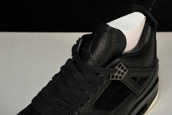 Jordan 4 Retro Pony Hair Black  819139-010