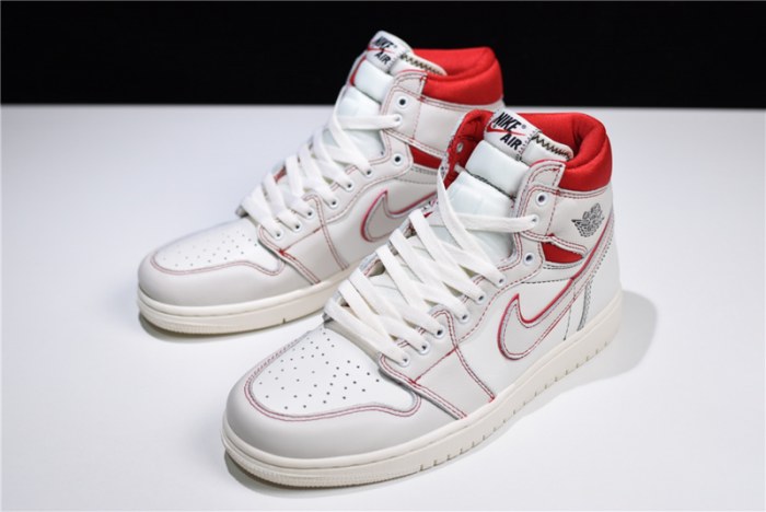 Jordan 1 Retro High Phantom Gym Red - 555088-160