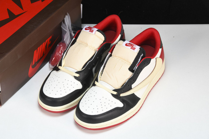 TRAVIS SCOTT X AIR JORDAN 1  RED  CQ4277-106