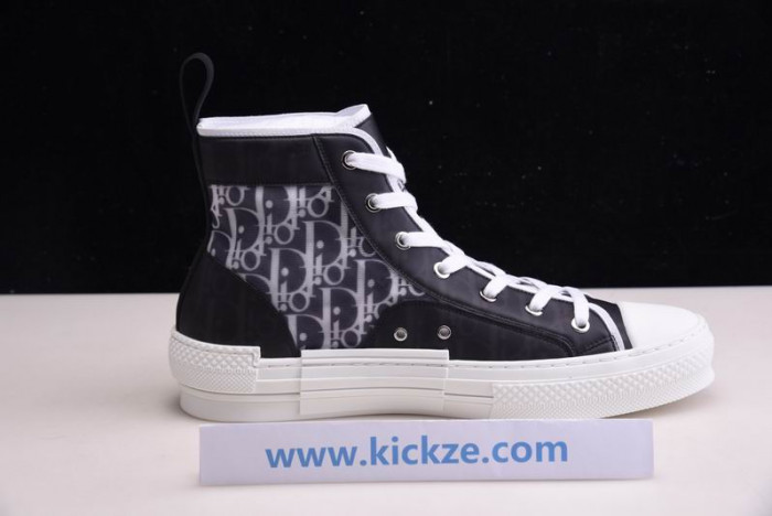 D1R* B23 OBLIQUE HIGH TOP SNEAKERS  KICKZE DR-6