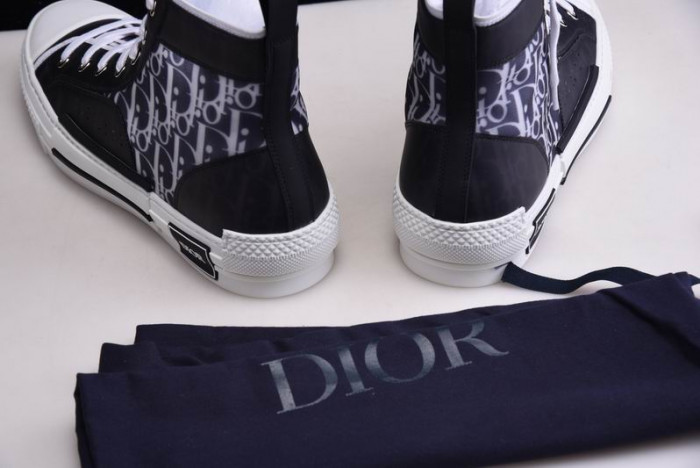 D1R* B23 OBLIQUE HIGH TOP SNEAKERS  KICKZE DR-6