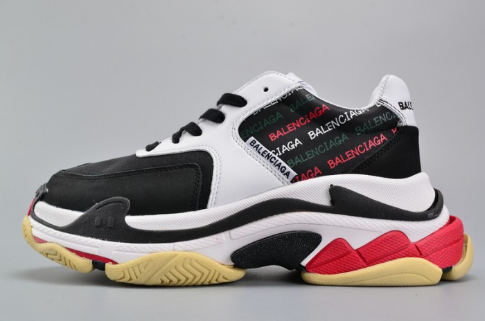 BL BLACK AND WHITE 17FW TRIPLE S 483560-W06E1-1011