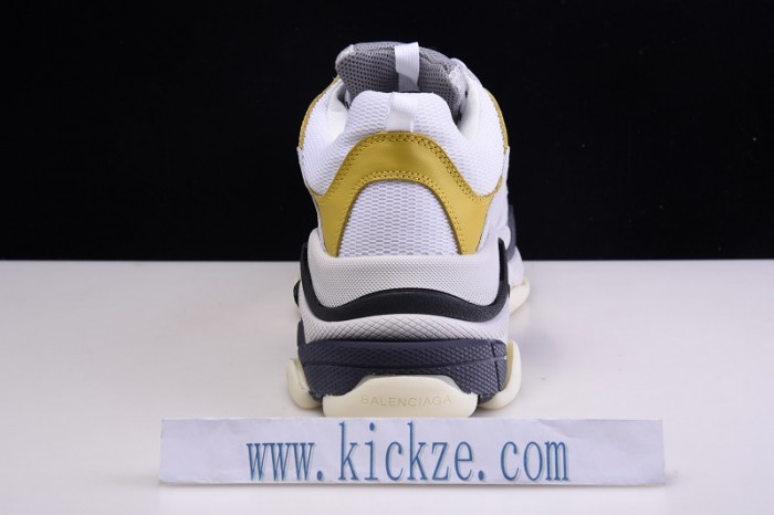 BL TRIPLE S TRAINERS CLEAR SOLE  GREY YELLOF  WHITE   541624  W09OH  1008