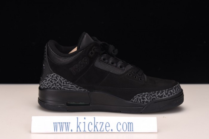 Air Jordan 3  retro  black/dark -grey  AJ3-902027