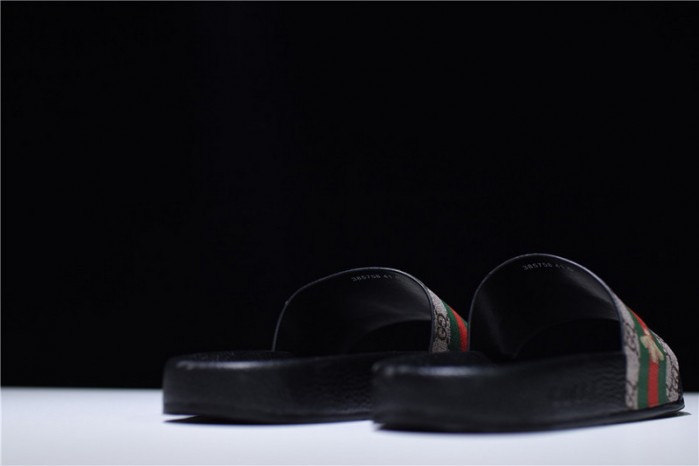 GC Leather SLIDE SANDAL with BEE