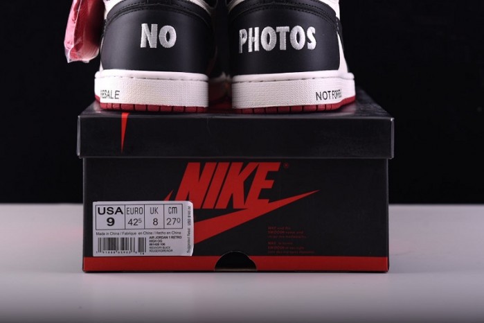 Air Jordan 1 No Ls Not For Resale Varsity Red 861428-106