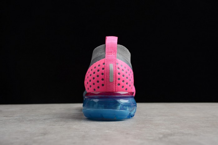 Nike Air VaporMax 2 “Gunsmoke” Orbit-Pink/ Blast-Blue womens 942843-004