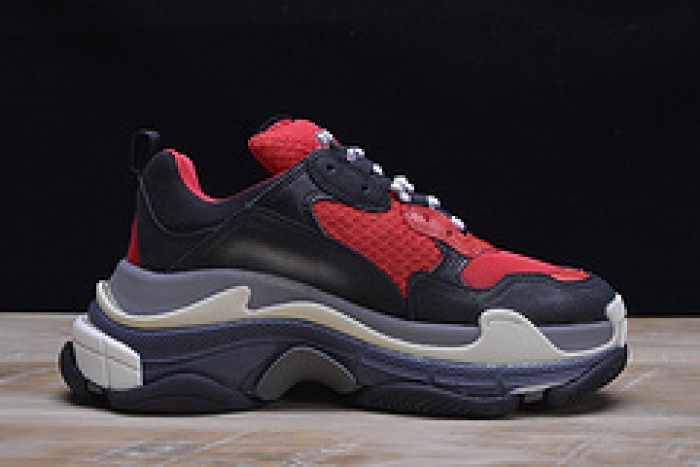 BL Triple S Sneakers Red Black